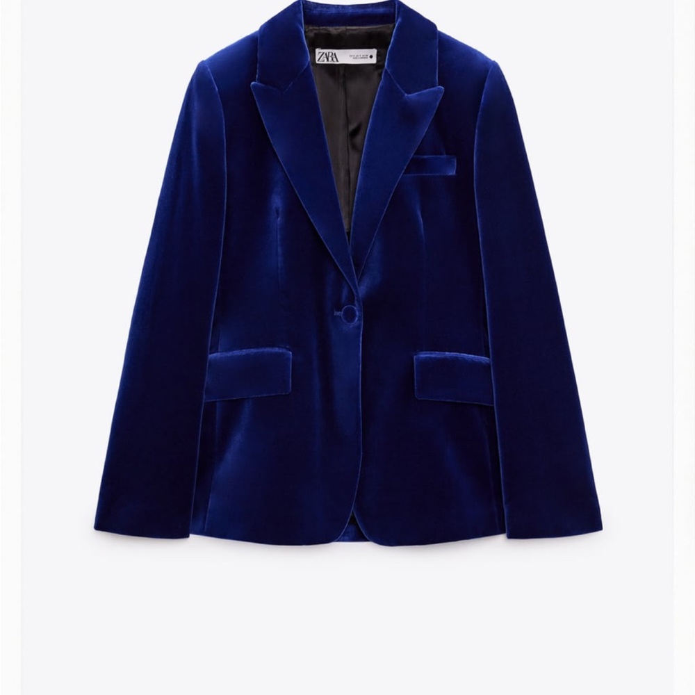 Zara velvet suit